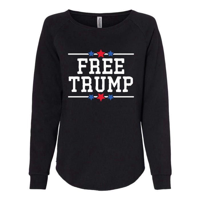 Free Trump Donald Trump USA Election Womens California Wash Sweatshirt