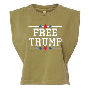 Free Trump Donald Trump USA Election Garment-Dyed Women's Muscle Tee