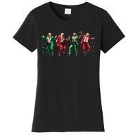 Funny Trump Dance Santa Claus Christmas Xmas Pajamas Ymca Women's T-Shirt