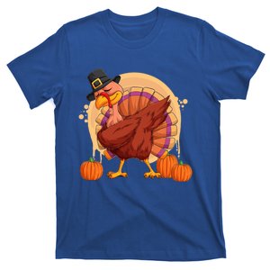 Funny Thanksgiving Dabbing Turkey Gift T-Shirt