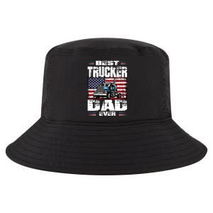 Funny Truck Driver Best Trucker Dad Ever Trucking Father Great Gift Cool Comfort Performance Bucket Hat