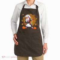 Funny Thanksgiving Dabbing Unicorn Pilgrim Apron