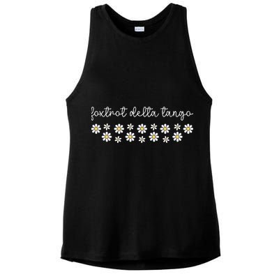 Foxtrot Tango Delta  Ladies PosiCharge Tri-Blend Wicking Tank