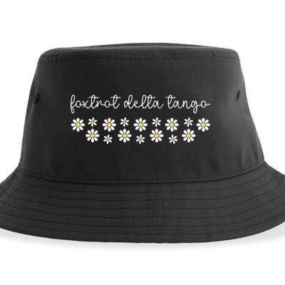 Foxtrot Tango Delta  Sustainable Bucket Hat