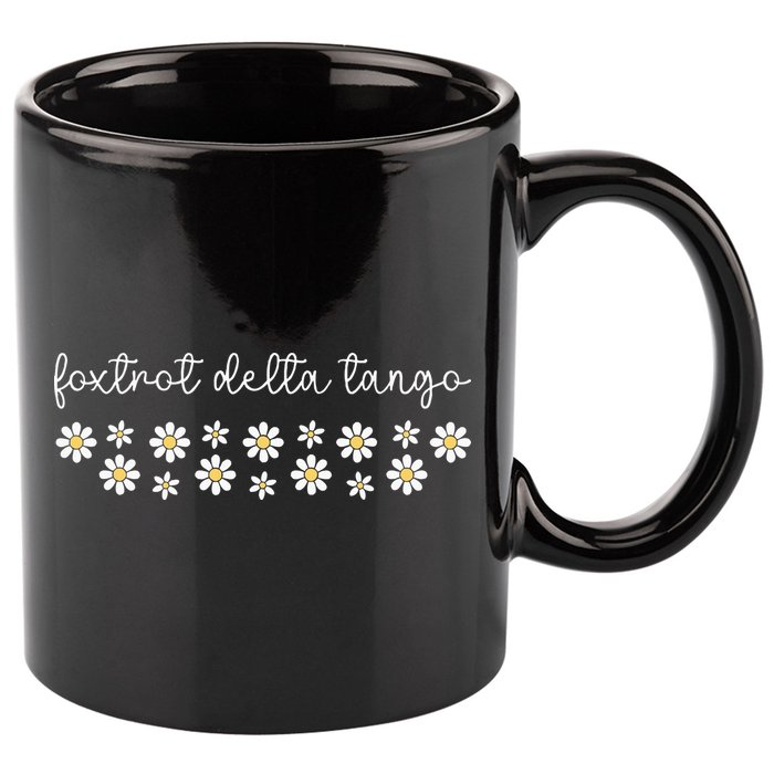 Foxtrot Tango Delta  11oz C Handle Ceramic Mug