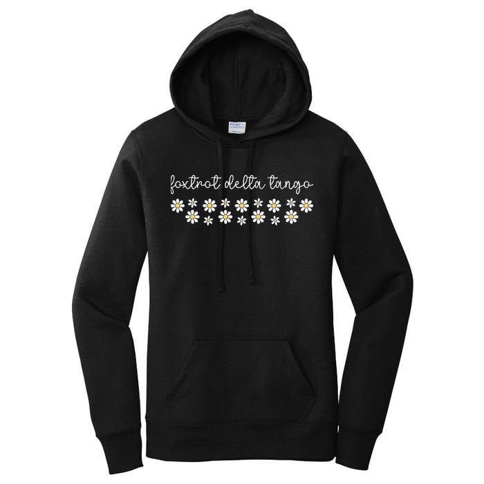Foxtrot Tango Delta  Women's Pullover Hoodie