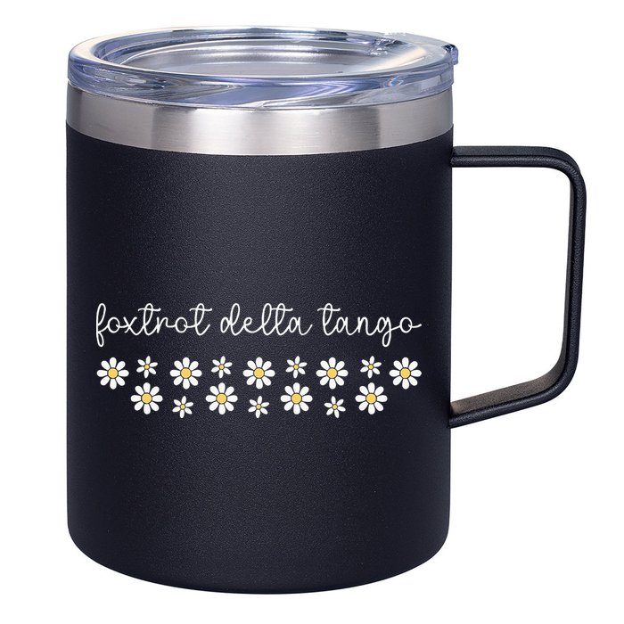 Foxtrot Tango Delta  12oz Stainless Steel Coffee Mug