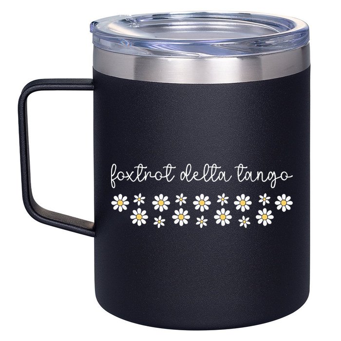 Foxtrot Tango Delta  12oz Stainless Steel Coffee Mug
