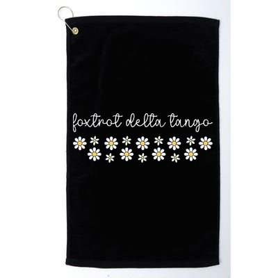 Foxtrot Tango Delta  Golf Towel