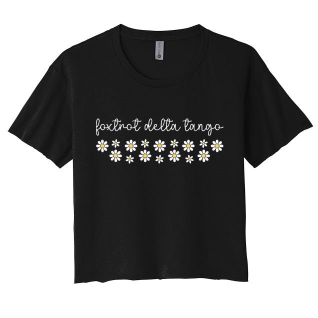 Foxtrot Tango Delta  Crop Top