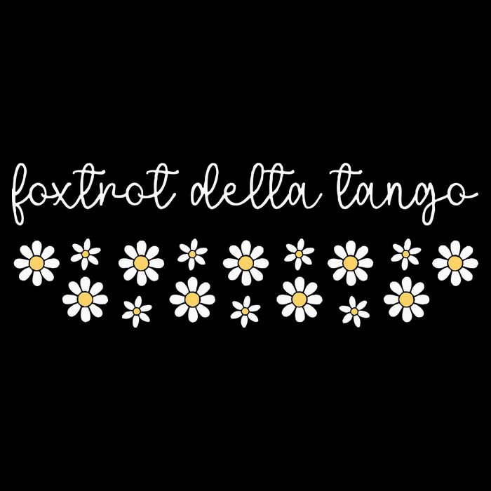 Foxtrot Tango Delta  Crop Top