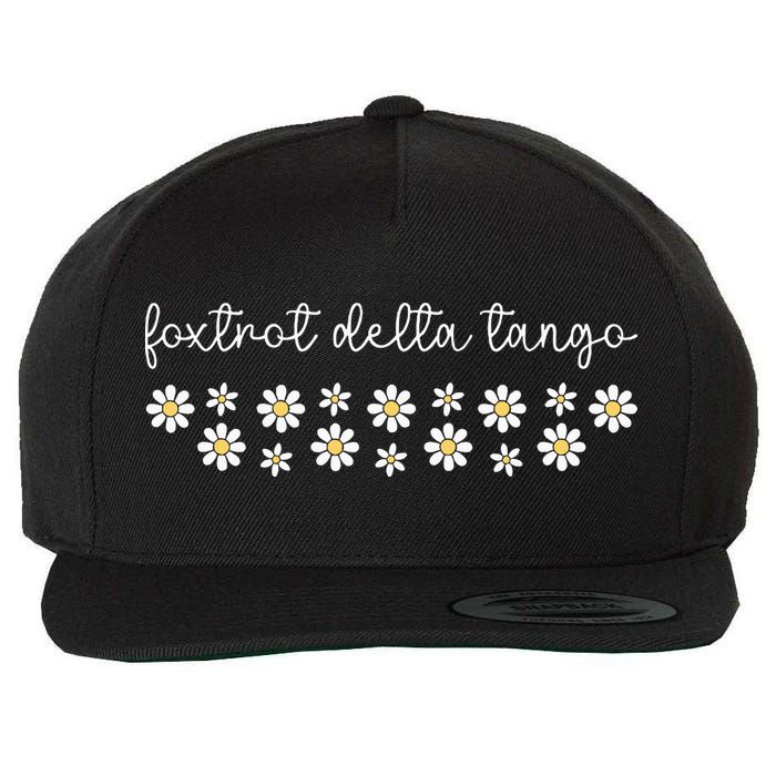 Foxtrot Tango Delta  Wool Snapback Cap