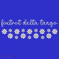 Foxtrot Tango Delta  Tank Top