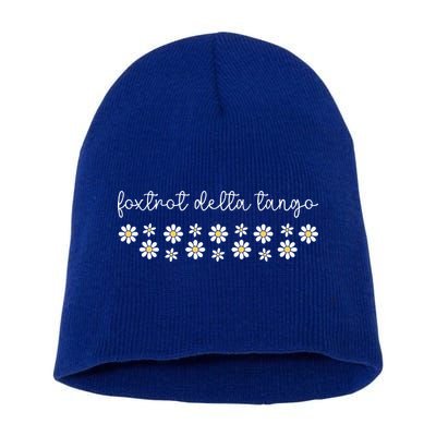 Foxtrot Tango Delta  Short Acrylic Beanie