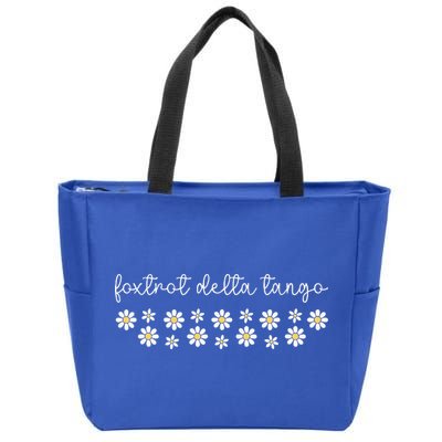 Foxtrot Tango Delta  Zip Tote Bag