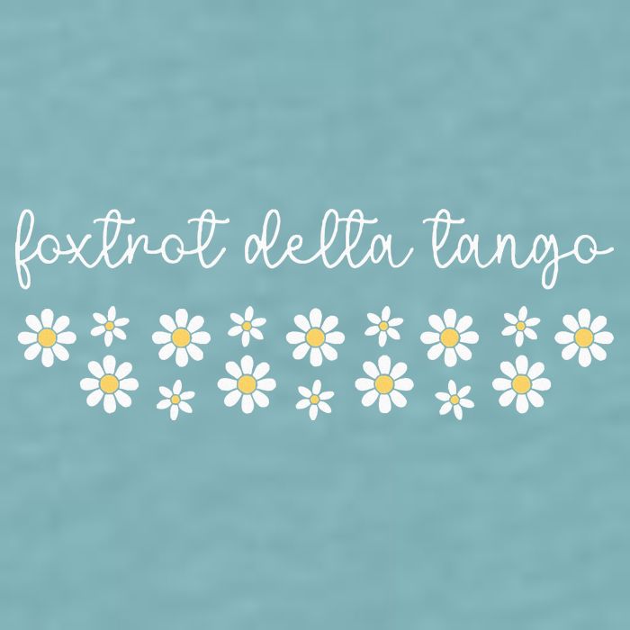Foxtrot Tango Delta  Sueded Cloud Jersey T-Shirt