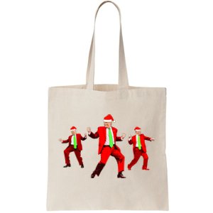 Funny Trump Dance Santa Claus Christmas Xmas Pajamas Holiday Tote Bag