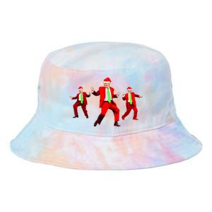 Funny Trump Dance Santa Claus Christmas Xmas Pajamas Holiday Tie Dye Newport Bucket Hat