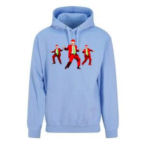 Funny Trump Dance Santa Claus Christmas Xmas Pajamas Holiday Unisex Surf Hoodie