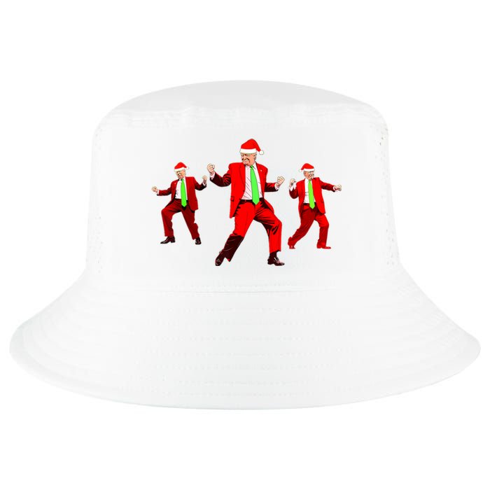 Funny Trump Dance Santa Claus Christmas Xmas Pajamas Holiday Cool Comfort Performance Bucket Hat