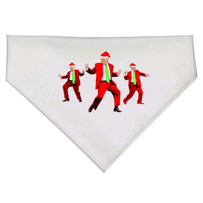 Funny Trump Dance Santa Claus Christmas Xmas Pajamas Holiday USA-Made Doggie Bandana