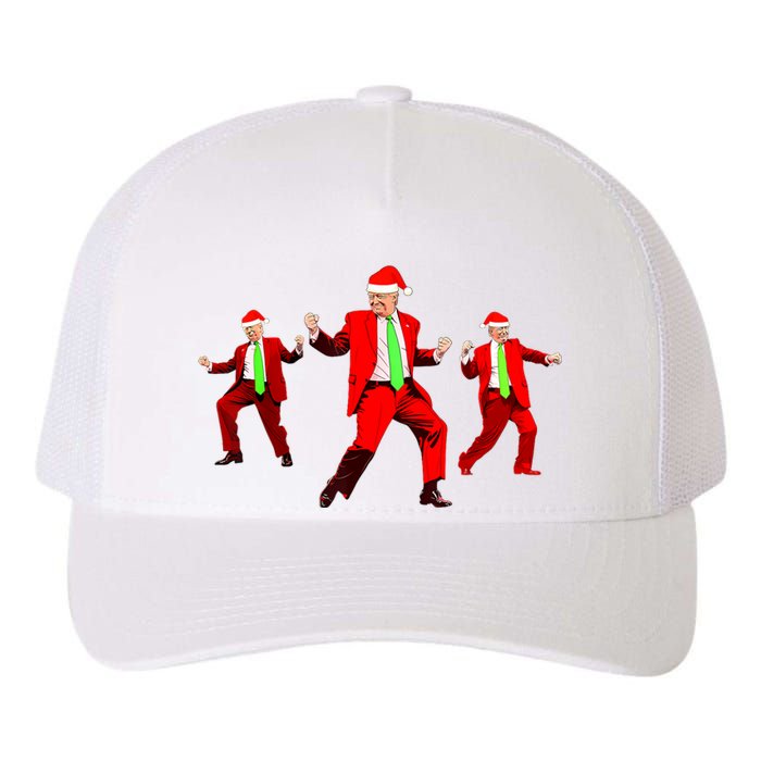 Funny Trump Dance Santa Claus Christmas Xmas Pajamas Holiday Yupoong Adult 5-Panel Trucker Hat