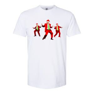 Funny Trump Dance Santa Claus Christmas Xmas Pajamas Holiday Softstyle CVC T-Shirt