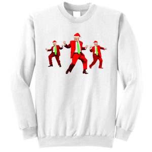 Funny Trump Dance Santa Claus Christmas Xmas Pajamas Holiday Sweatshirt