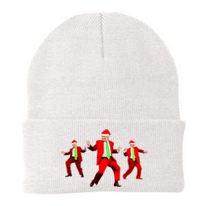 Funny Trump Dance Santa Claus Christmas Xmas Pajamas Holiday Knit Cap Winter Beanie