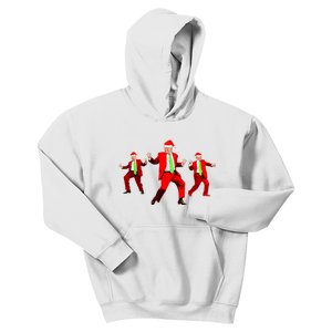 Funny Trump Dance Santa Claus Christmas Xmas Pajamas Holiday Kids Hoodie