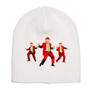 Funny Trump Dance Santa Claus Christmas Xmas Pajamas Holiday Short Acrylic Beanie