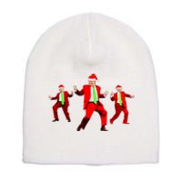 Funny Trump Dance Santa Claus Christmas Xmas Pajamas Holiday Short Acrylic Beanie