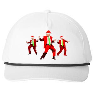 Funny Trump Dance Santa Claus Christmas Xmas Pajamas Holiday Snapback Five-Panel Rope Hat