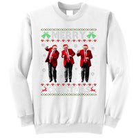 Funny Trump Dance Merry Christmas Ugly Xmas Sweater Pajamas Sweatshirt