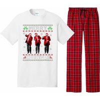 Funny Trump Dance Merry Christmas Ugly Xmas Sweater Pajamas Pajama Set