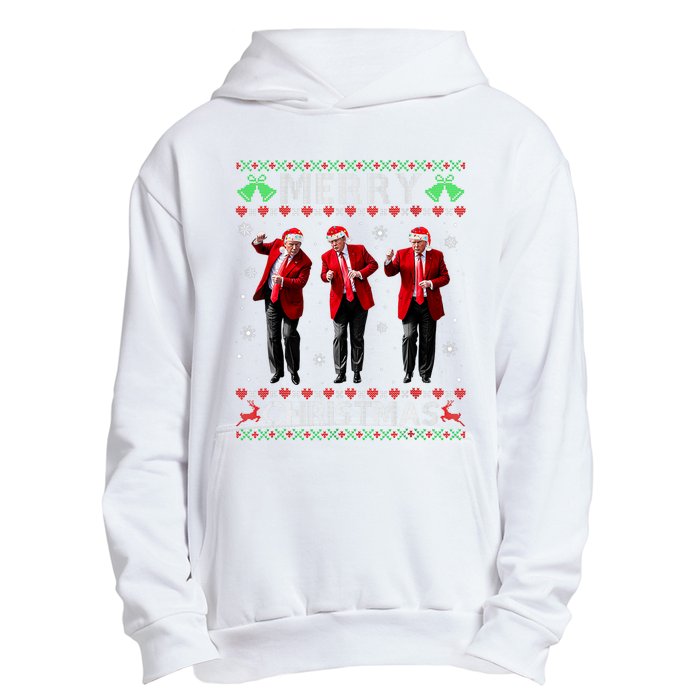 Funny Trump Dance Merry Christmas Ugly Xmas Sweater Pajamas Urban Pullover Hoodie