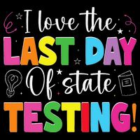 Funny Test Day Teachers I Love The Last Day Of State Testing Mousepad