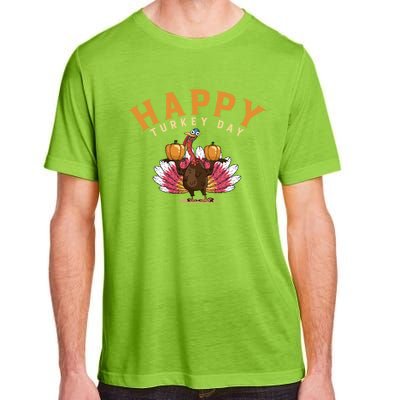 Funny Turkey Day Holiday Festive Dinner Happy Thanksgiving Cool Gift Adult ChromaSoft Performance T-Shirt