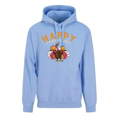 Funny Turkey Day Holiday Festive Dinner Happy Thanksgiving Cool Gift Unisex Surf Hoodie