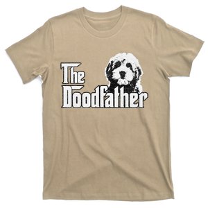 Funny The Doodfather Goldendoodle Dog Doodle Dad Fathers Day T-Shirt