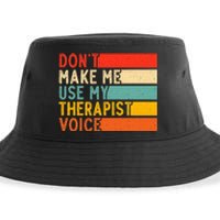 Funny Therapist Design For Therapist Sustainable Bucket Hat