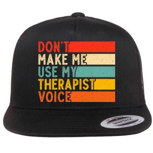 Funny Therapist Design For Therapist Flat Bill Trucker Hat