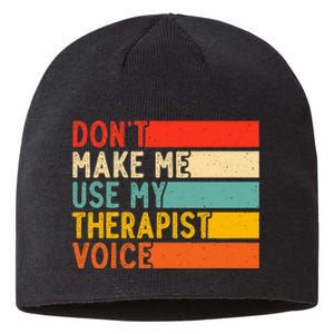 Funny Therapist Design For Therapist Sustainable Beanie