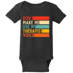 Funny Therapist Design For Therapist Baby Bodysuit