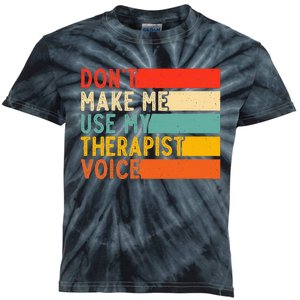 Funny Therapist Design For Therapist Kids Tie-Dye T-Shirt