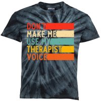 Funny Therapist Design For Therapist Kids Tie-Dye T-Shirt