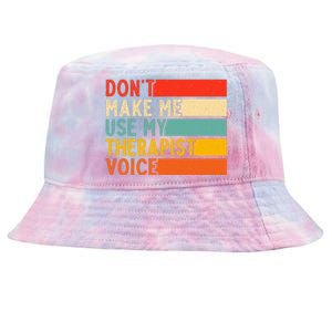 Funny Therapist Design For Therapist Tie-Dyed Bucket Hat