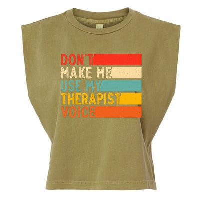 Funny Therapist Design For Therapist Garment-Dyed Women's Muscle Tee