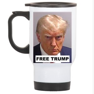 Free Trump Donald Trump 2024 President Stainless Steel Travel Mug