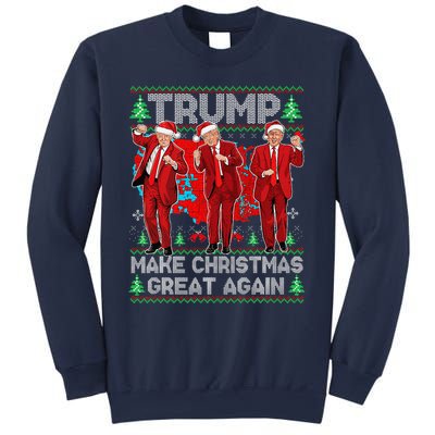 Funny Trump Dance Make Christmas Great Again Trump Christmas Sweatshirt